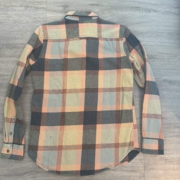 Prana Women’s Golden Canyon Flannel Button Up Sage F23 XSmall - Picture 7 of 8